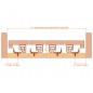 GSM Glisiera SHELF 65559 reglaj 3D,400mm full ext,30kg